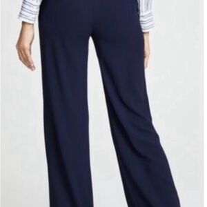 Alice + Olivia Navy Wide Leg Pants